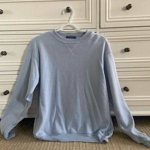 Brandy Melville Light Blue Fleece Pullover